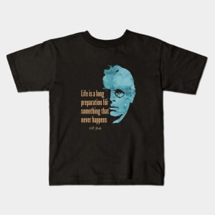 W.B. Yeats quote design Kids T-Shirt